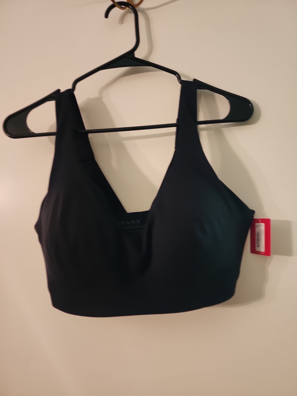 SPANX Low Impact  Black Wireless Sports Bra